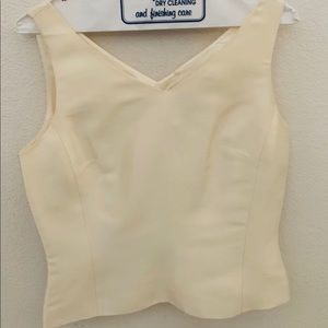 Sleeveless Silk Top